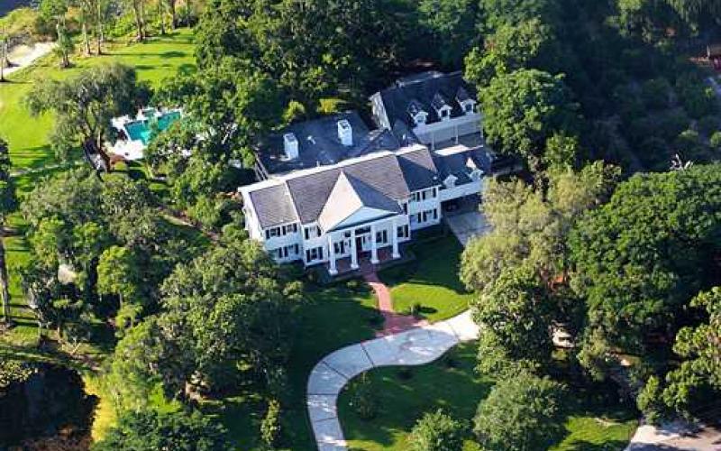 Lake Butler Front Southern Mansion Masters Realty